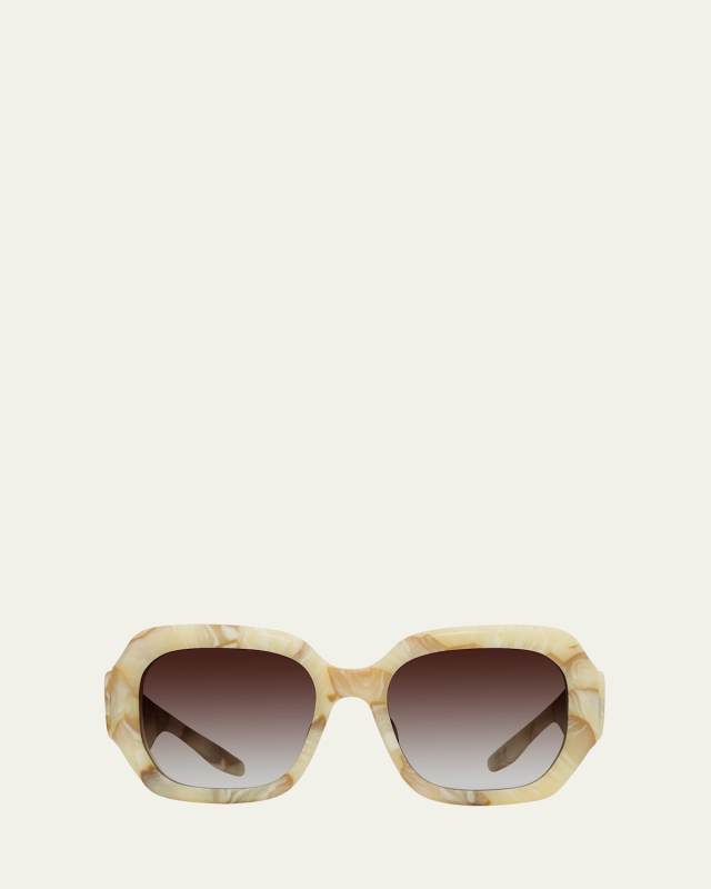 Jagger Brown Acetate Round Sunglasses